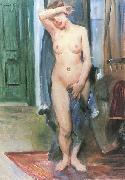 Lovis Corinth Stehender Akt oil